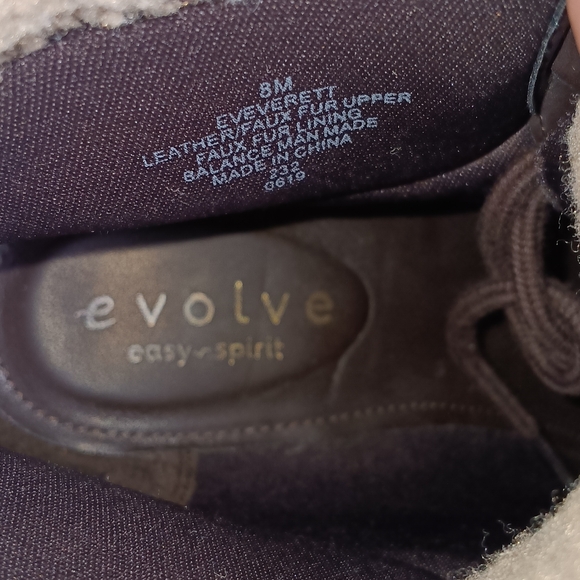 Easy Spirit Dark Brown Lace-Up Boots - Picture 7 of 7